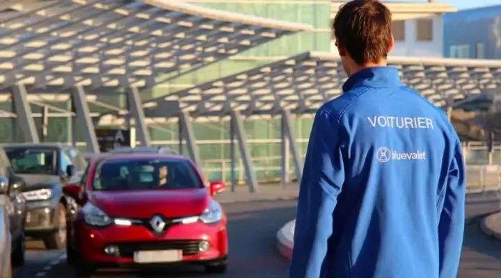 Illustration - Photo non contractuelle Parking Blue Valet - Aéroport de Beauvais
